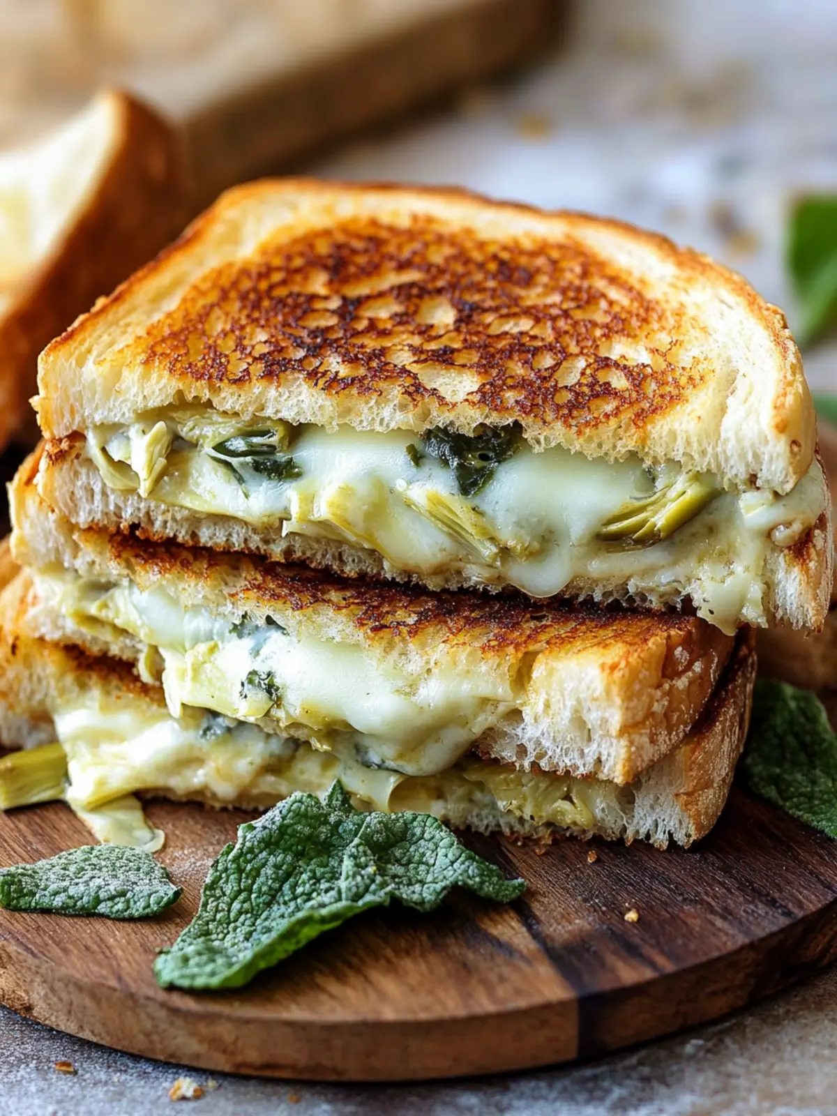 Artichoke and Mozzarella Grilled Cheese Recipe
