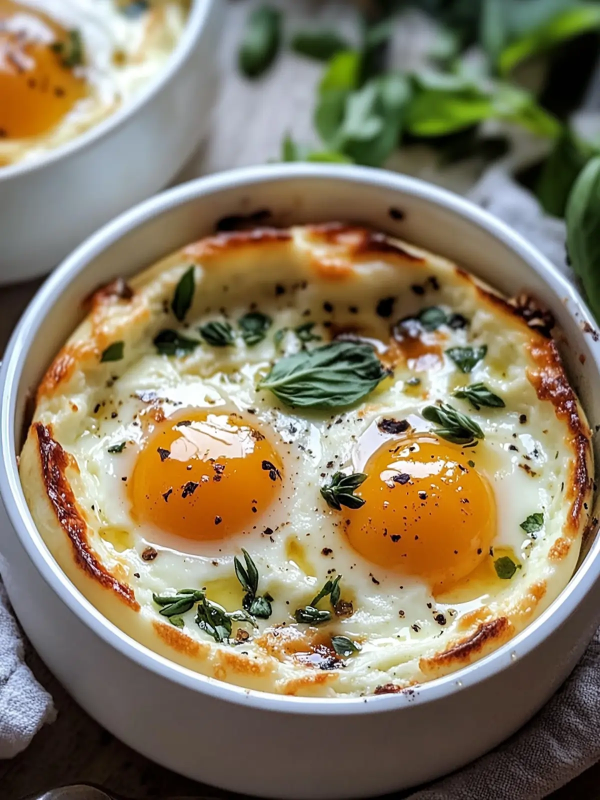 Baked Cottage Cheese Eggs: Whip Up a Protein-Packed Delight 2 Baked Cottage Cheese Eggs