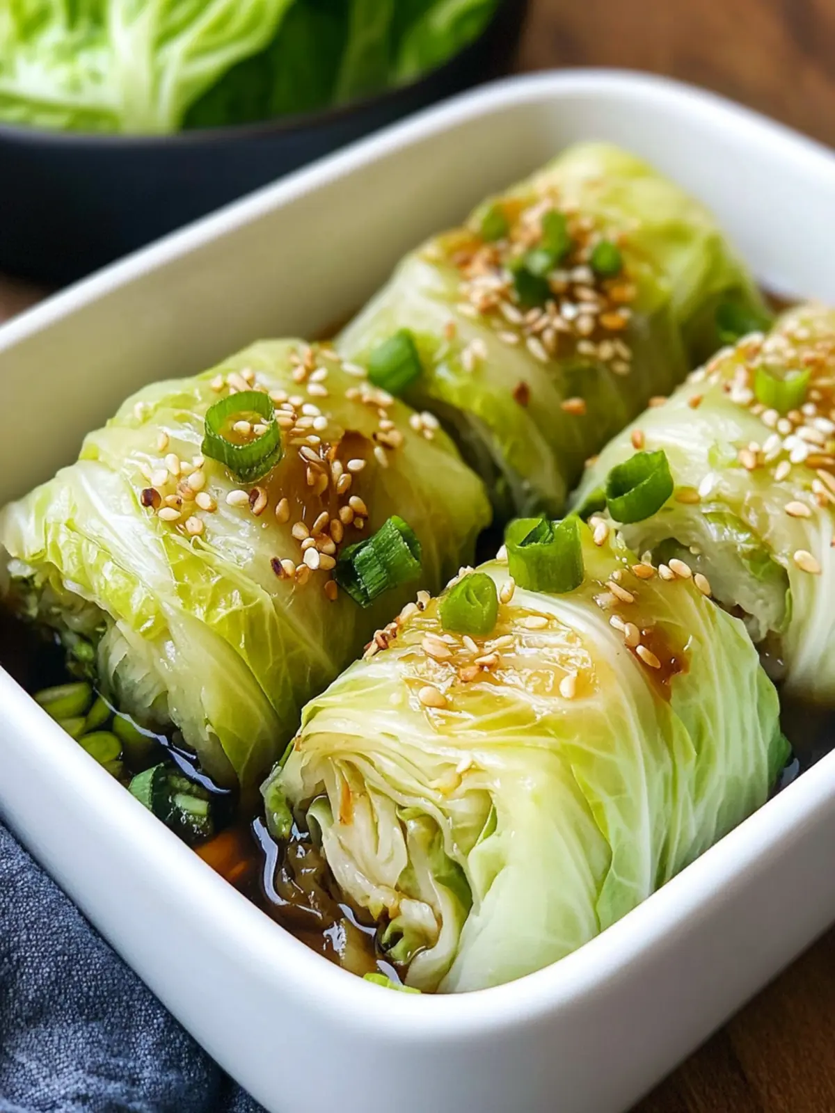 Napa Cabbage Rolls