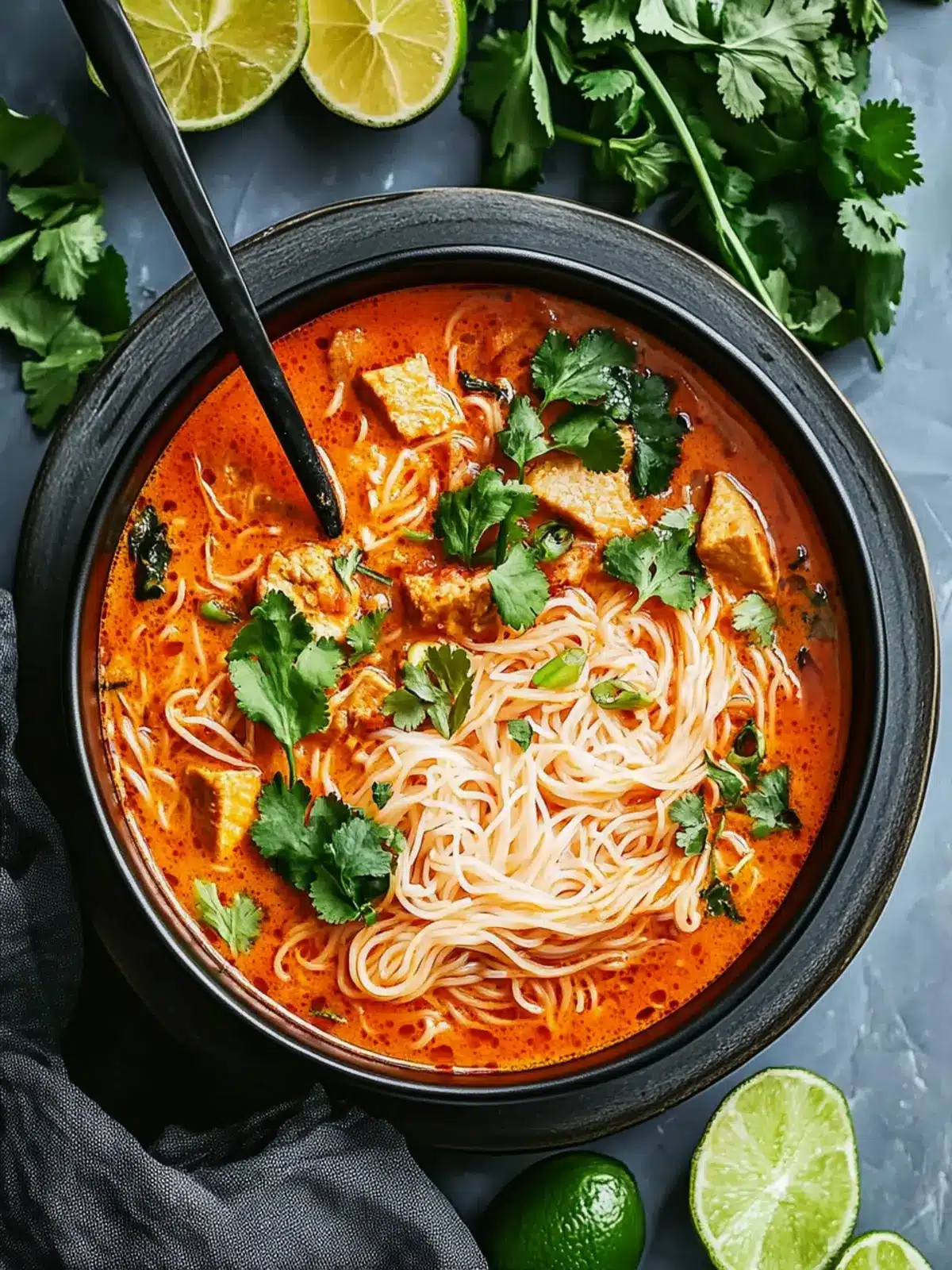 THAI RED CURRY NOODLE SOUP