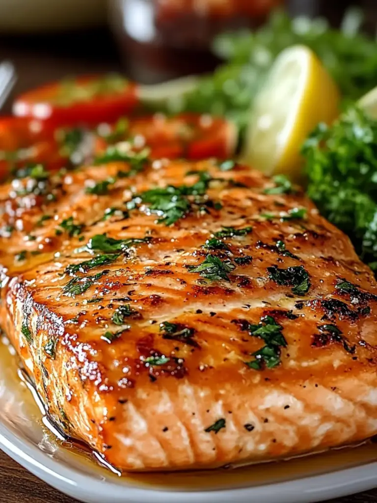 Texas Roadhouse Style Baked Salmon