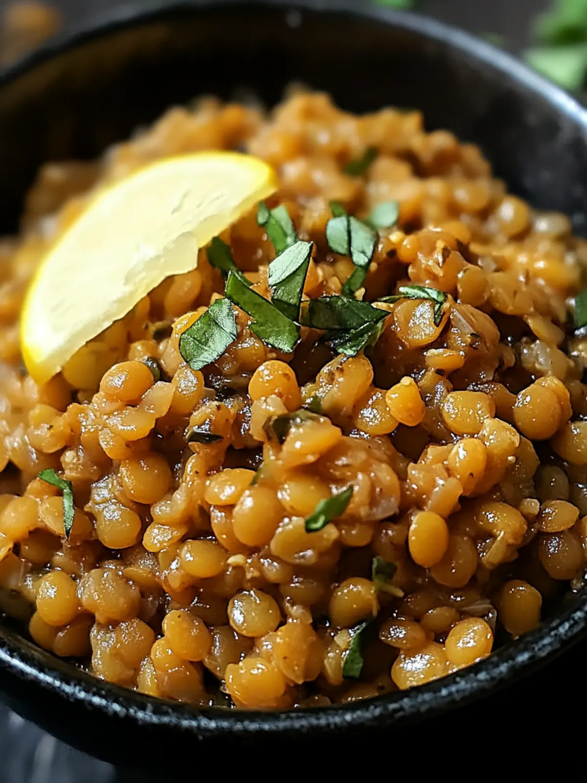 Ultimate Slow Cooker Herb Garlic Lentils