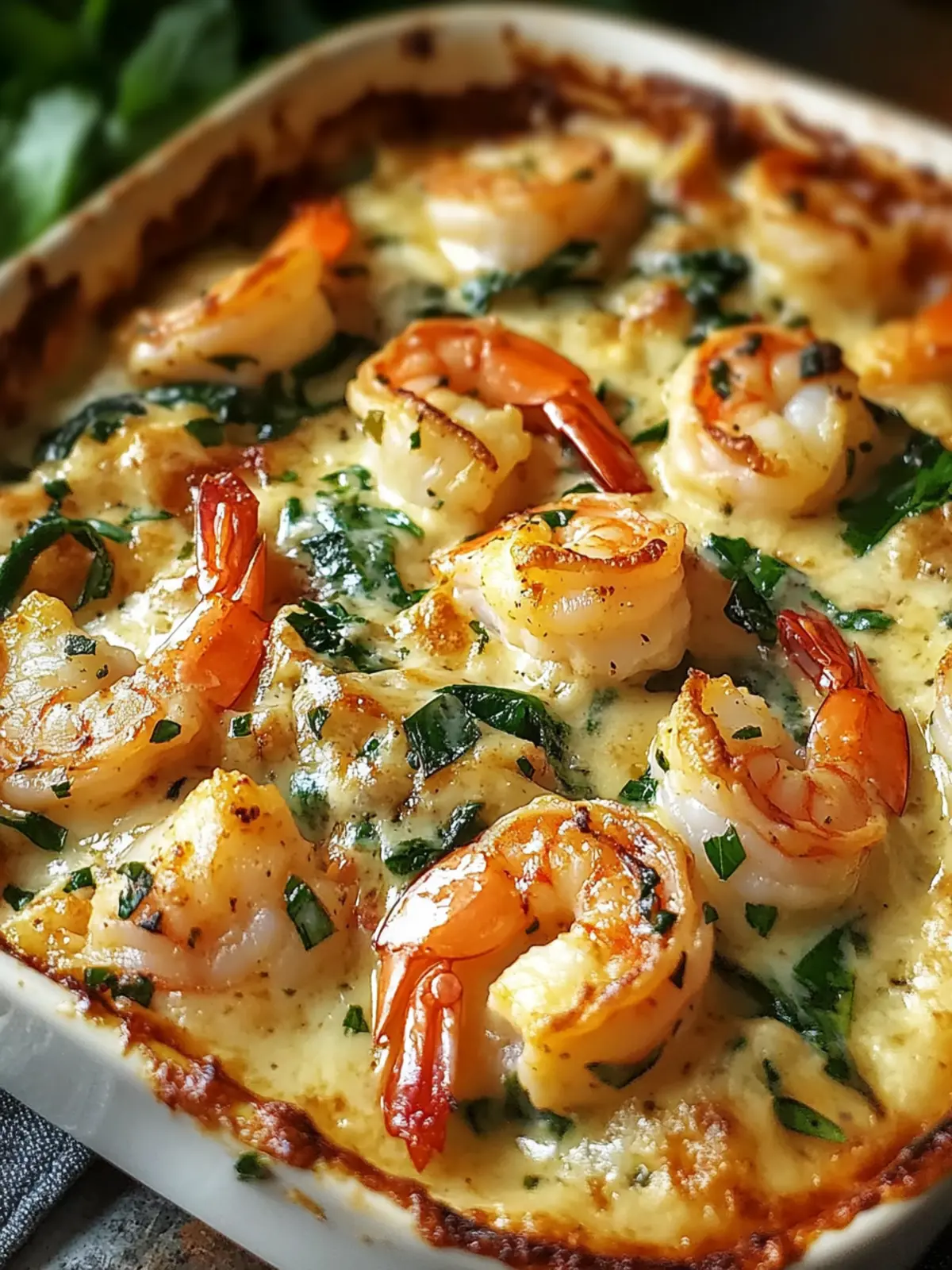 Low-Carb Shrimp Tuscan Bake – Creamy Keto Seafood Dinner