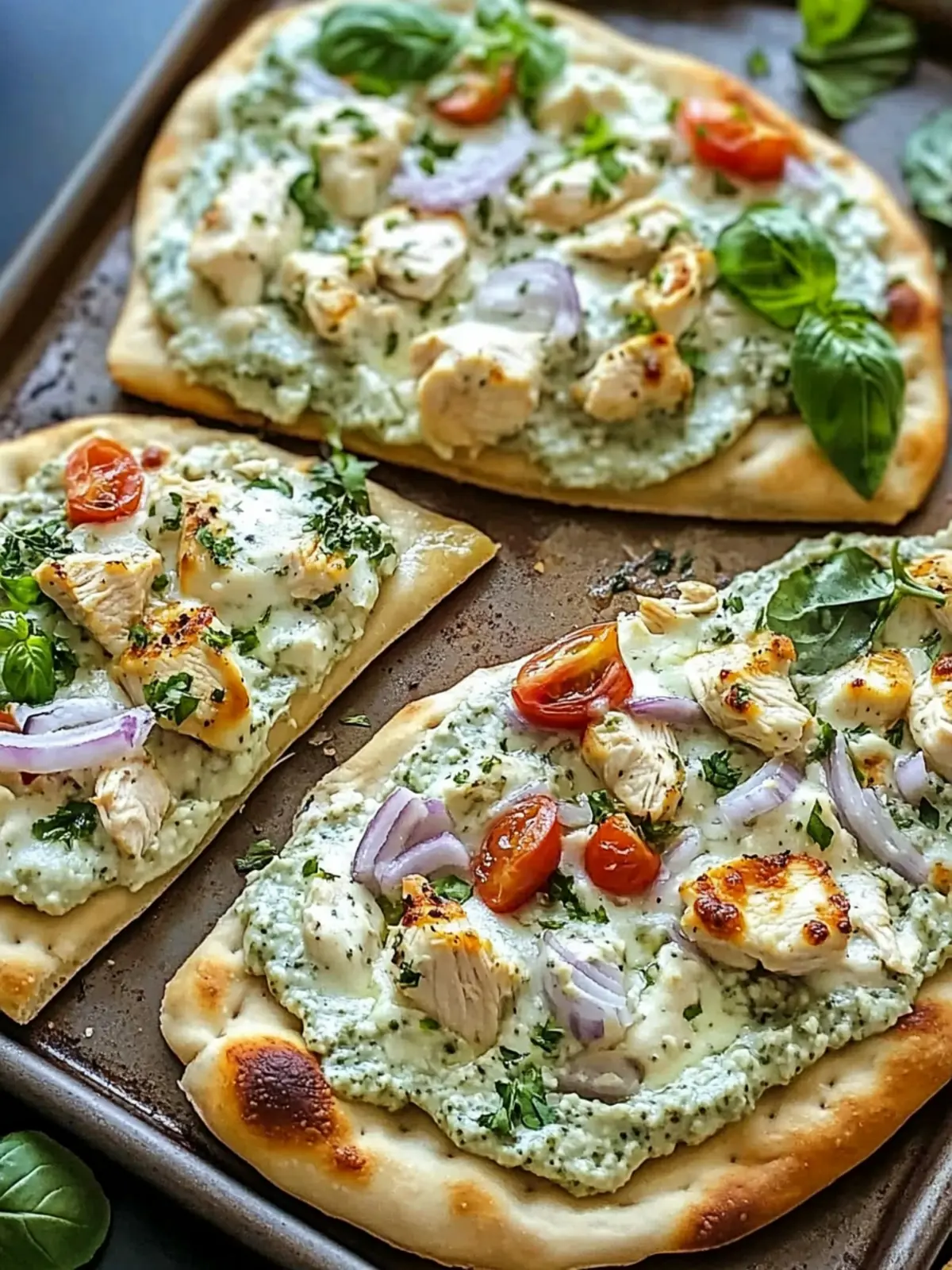 Tzatziki Chicken Pizza