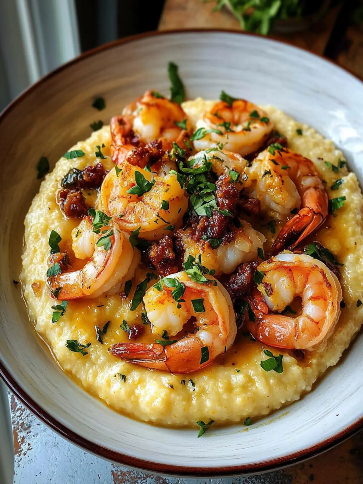 Amazing shrimp and grits in 45 minutes