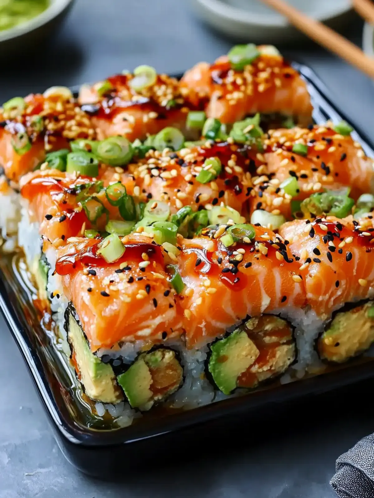 Spicy Salmon Sushi Bake: Cozy Comfort for Your Next Dinner Party 3 Spicy Salmon Sushi Bake