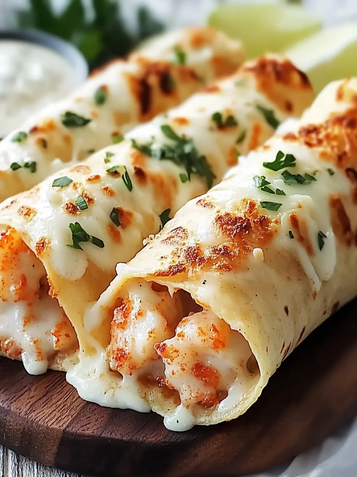 Cheesy Seafood Tortilla Bombs Recipe