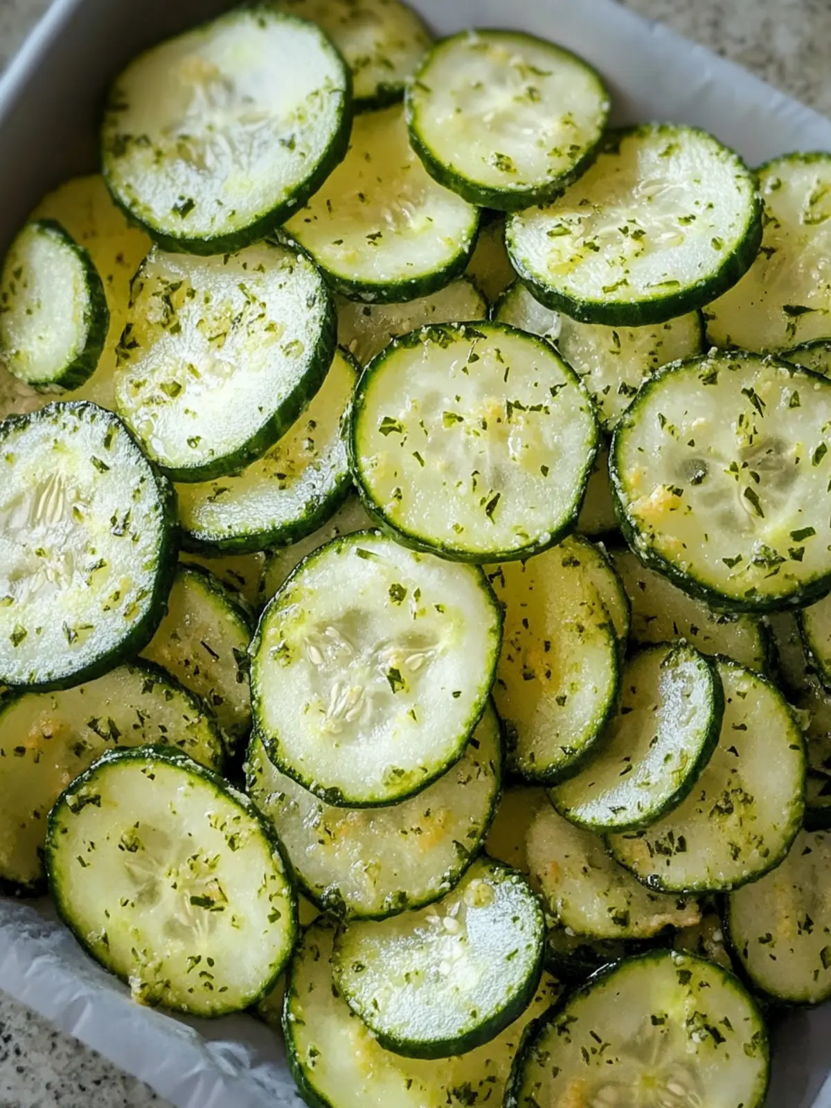 Crunchy Ranch Cucumber Chips Recipe