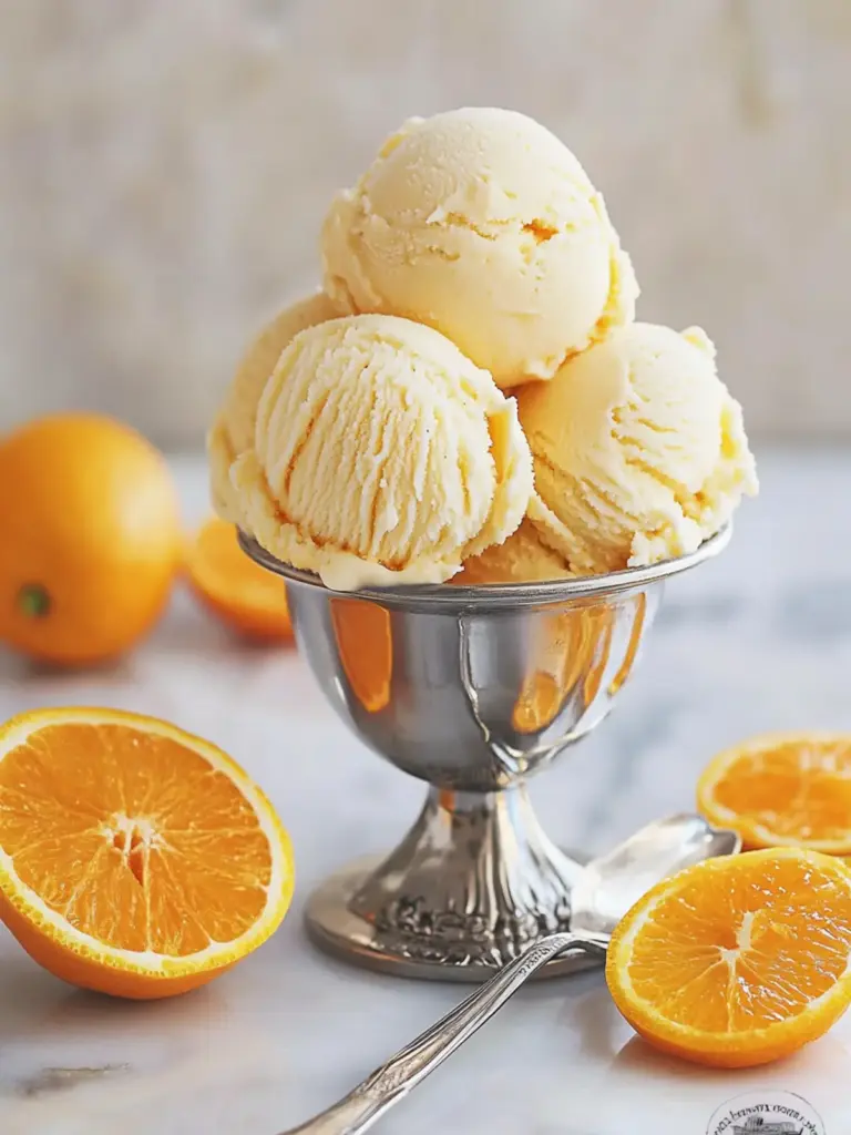 Orange Ice Cream