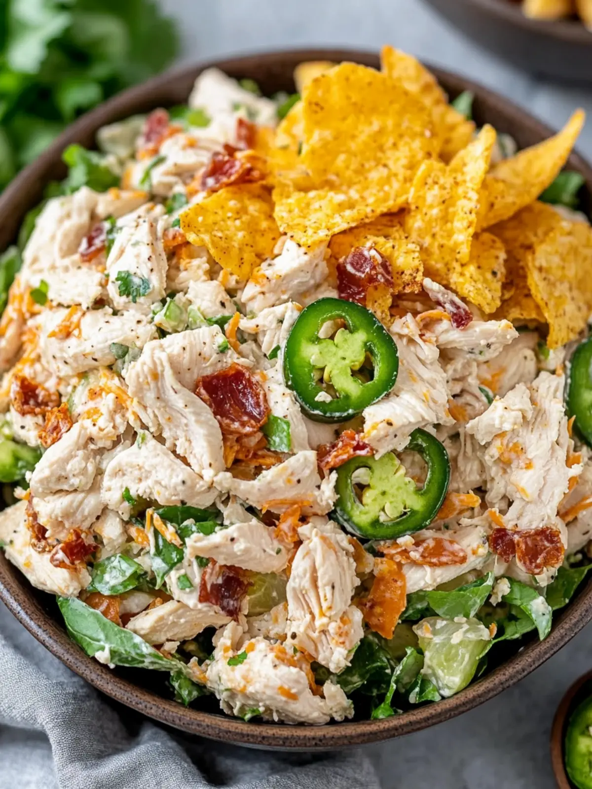 Jalapeno Popper Keto Chicken Salad