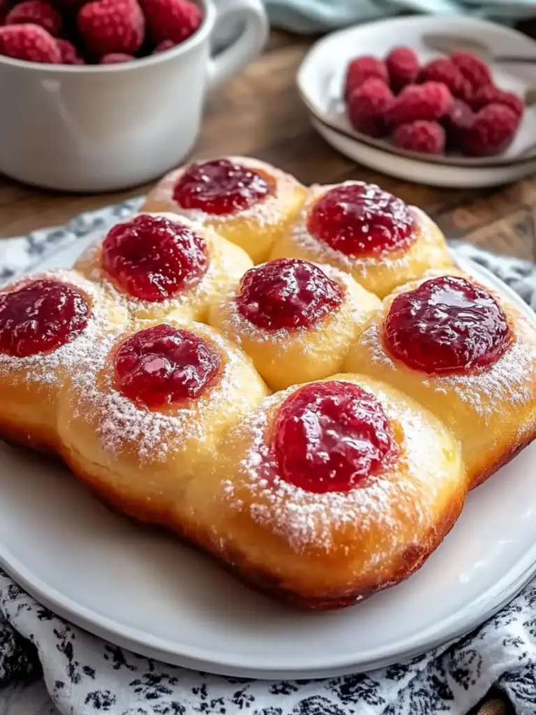 Homemade Jam Donut Focaccia: Sweet Bliss for Brunch Lovers
