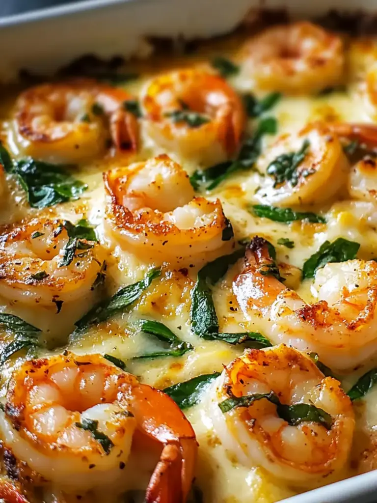 Low-Carb Shrimp Tuscan Bake – Creamy Keto Seafood Dinner
