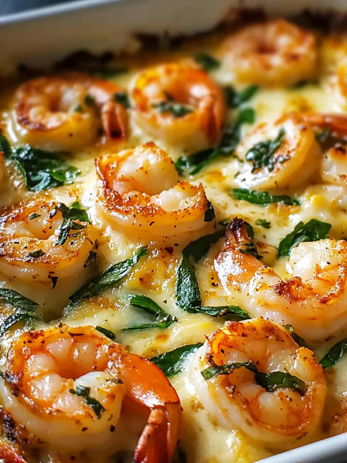Low-Carb Shrimp Tuscan Bake – Creamy Keto Seafood Dinner