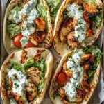 Easy Sheet Pan Chicken Pitas with Herby Ranch for Family Dinner