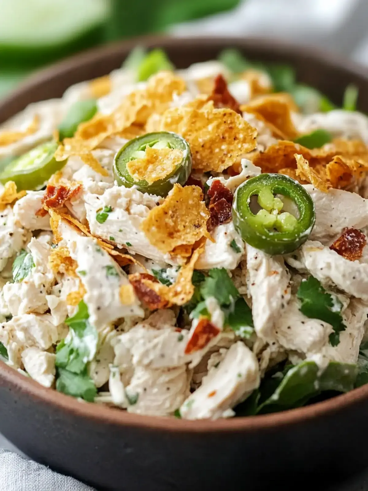 Jalapeno Popper Keto Chicken Salad