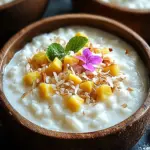 Creamy Coconut Rice Pudding Delightful and Easy Recipe
