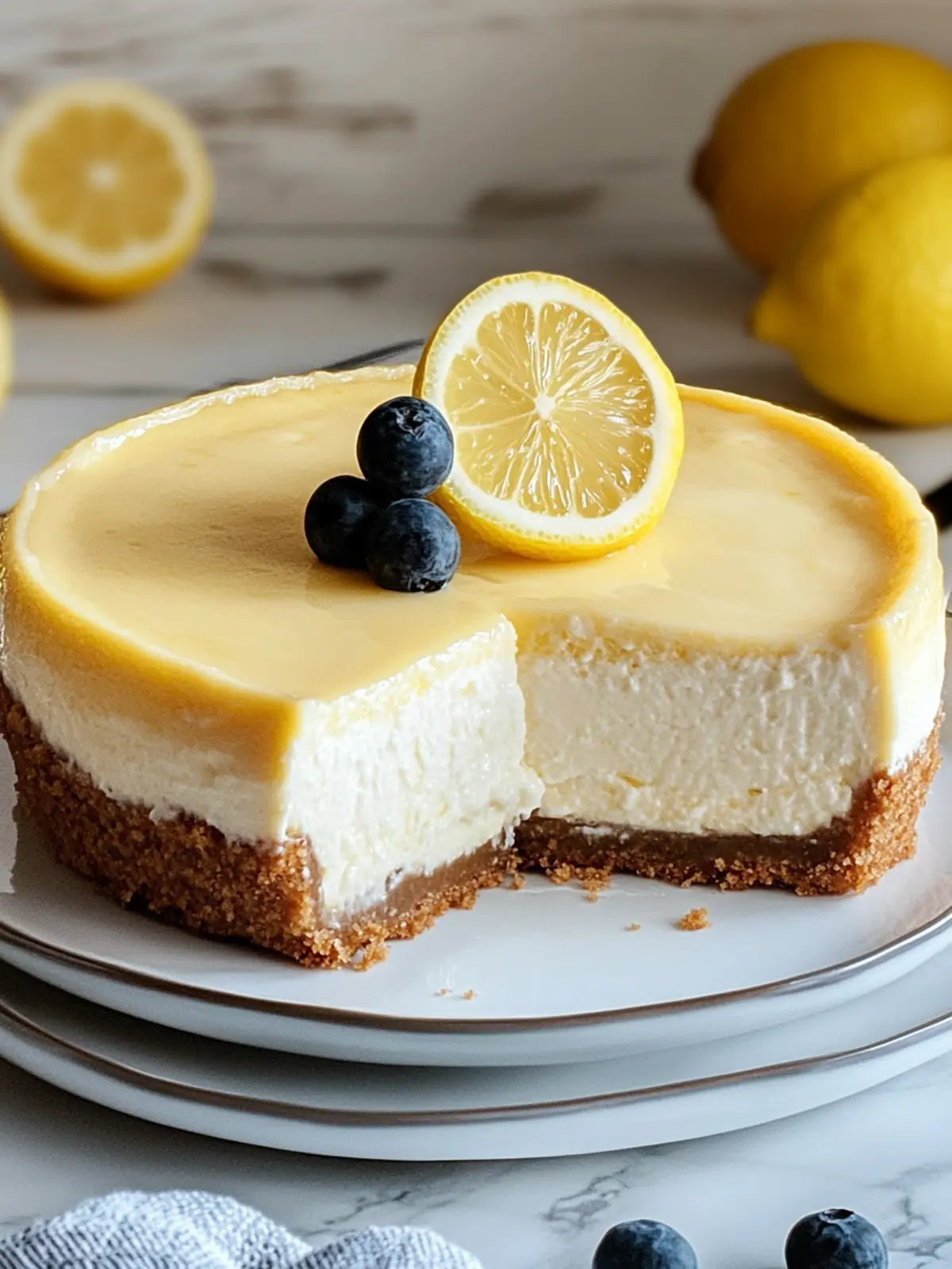 Keto Lemon Ricotta Cheesecake: Bright, Creamy, Low-Carb Bliss