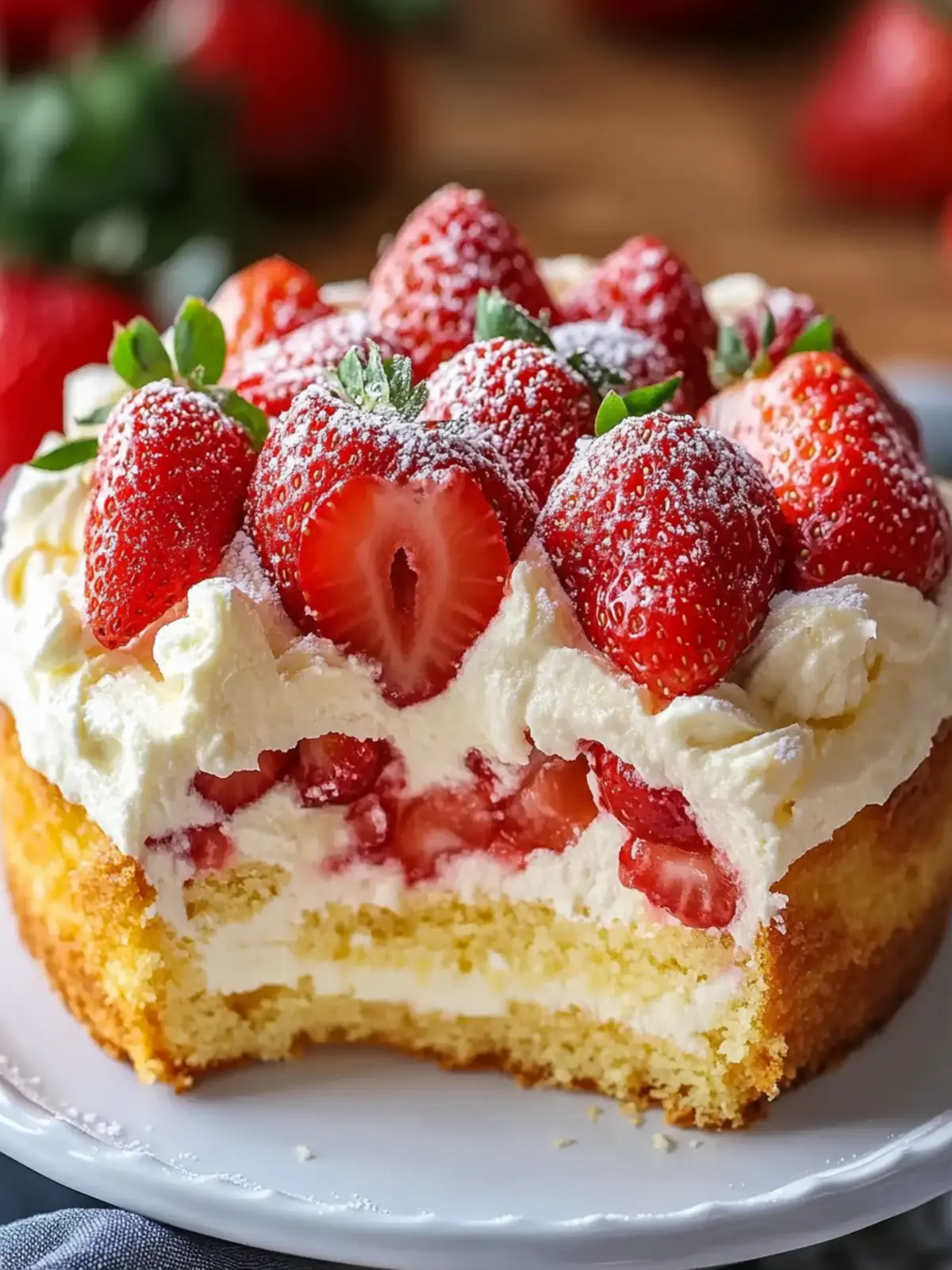 Strawberry Custard Cake Recipe (The Ultimate Guide)