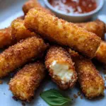 Crispy & Effortless Mozzarella Sticks in Air Fryer