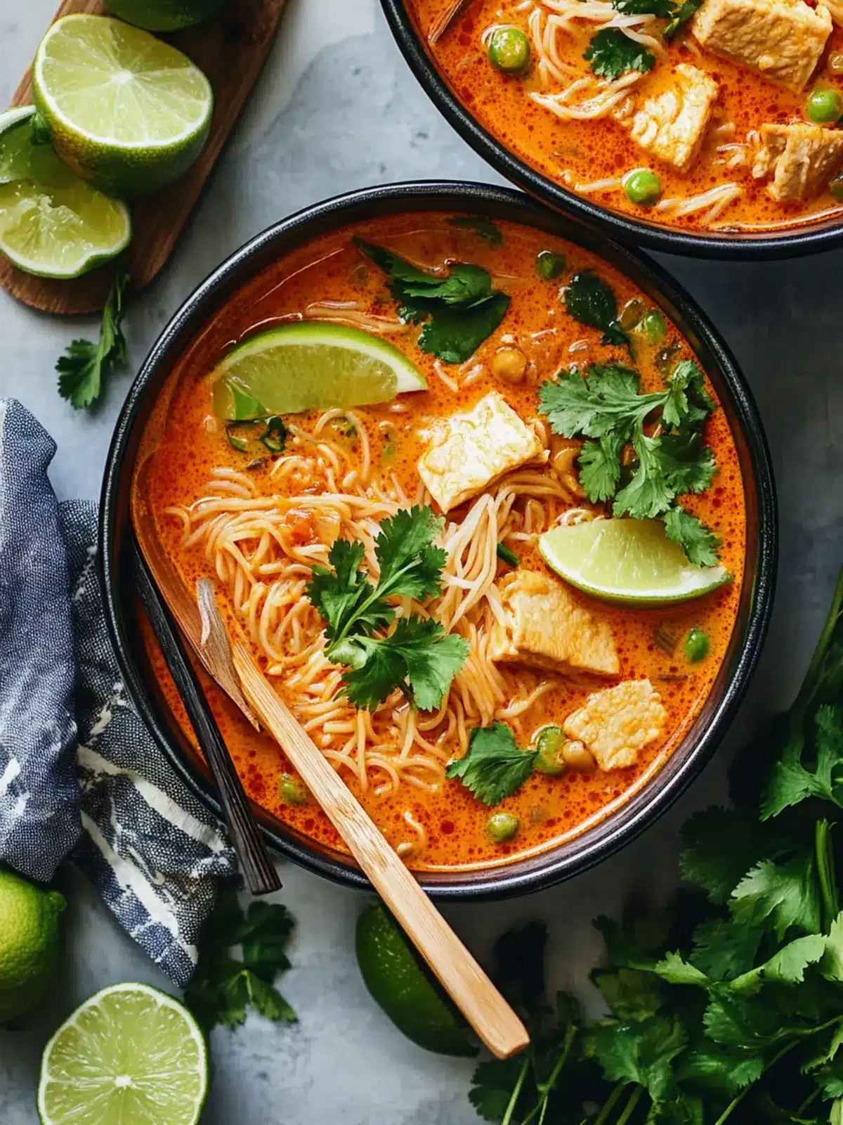 THAI RED CURRY NOODLE SOUP
