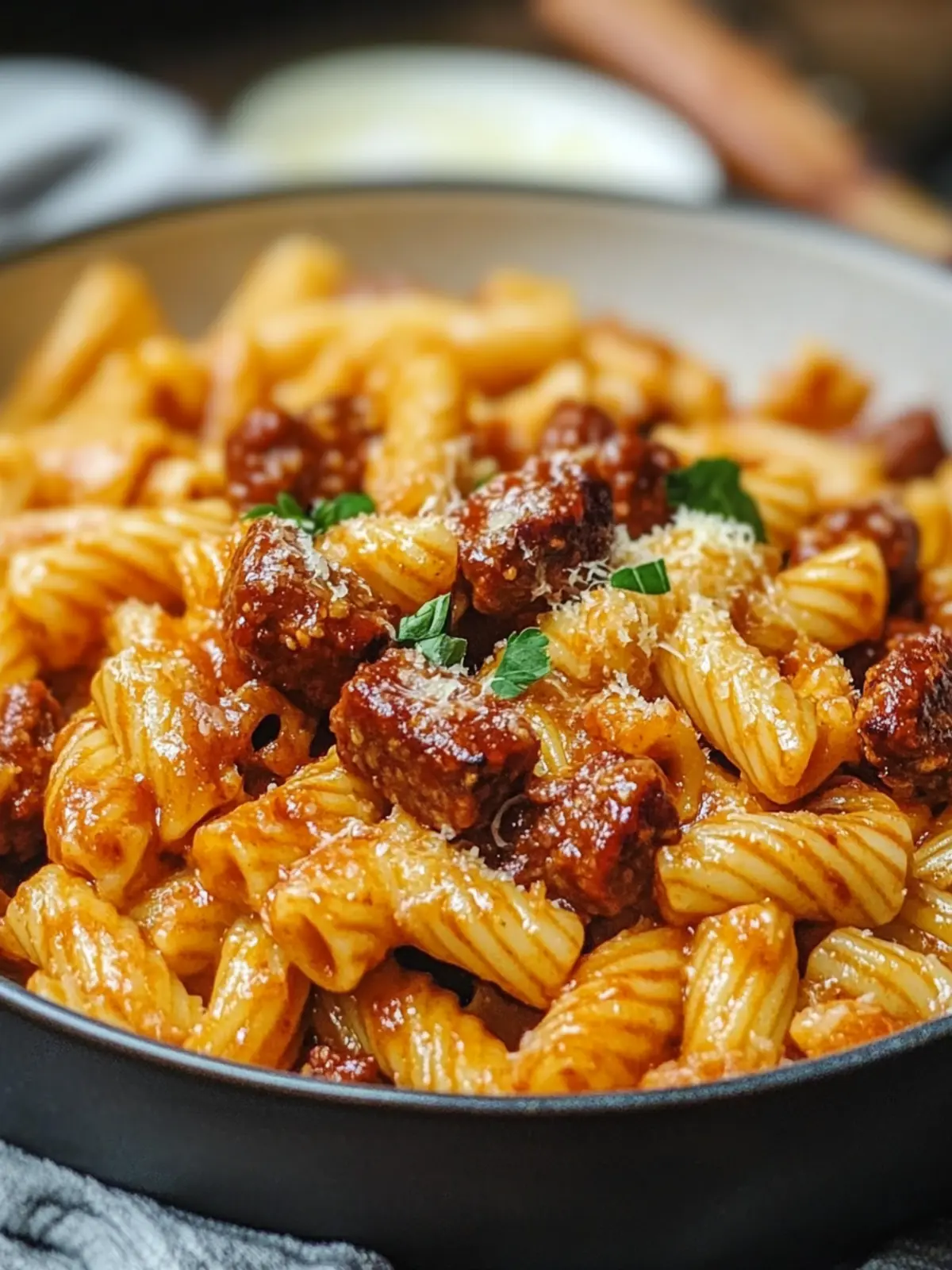 Sticky Bold BBQ Ranch Sausage Pasta for the Ultimate Comfort Meal 4 Sticky Bold BBQ Ranch Sausage Pasta
