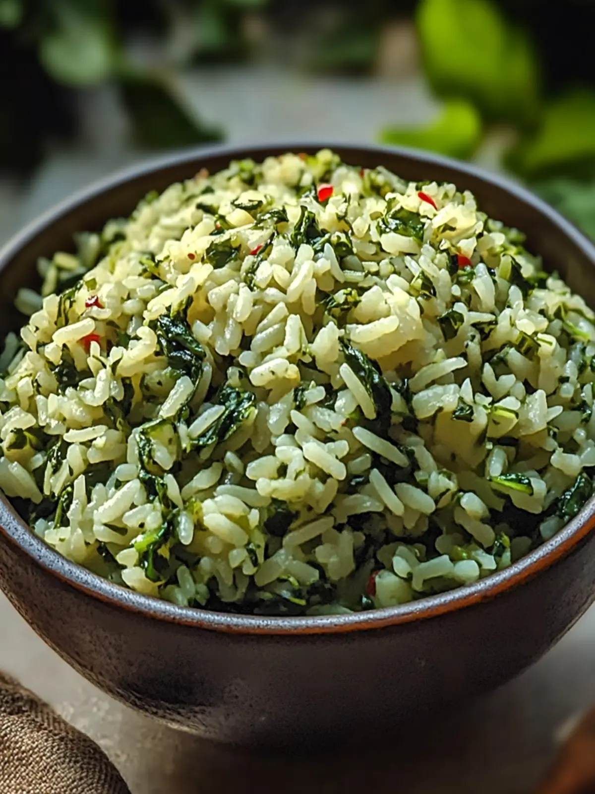 Creamy Spinach Rice