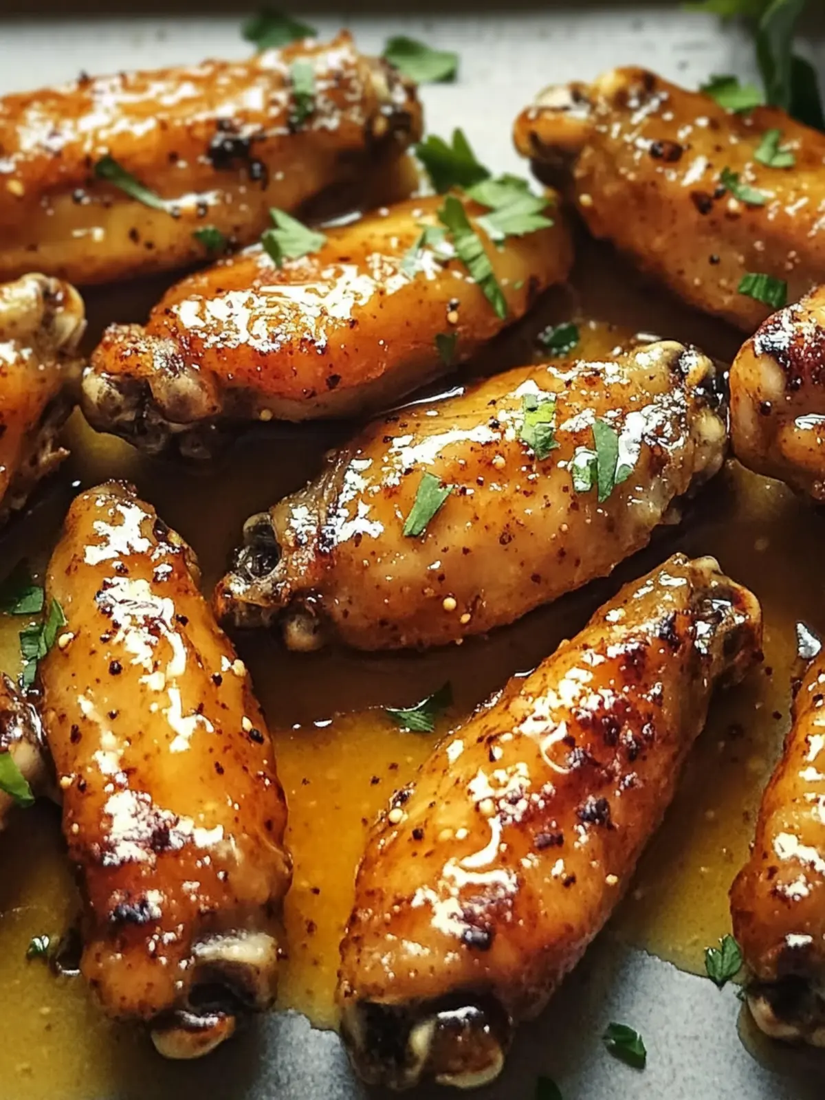 Crispy & Delicious Honey Mustard Chicken Wings