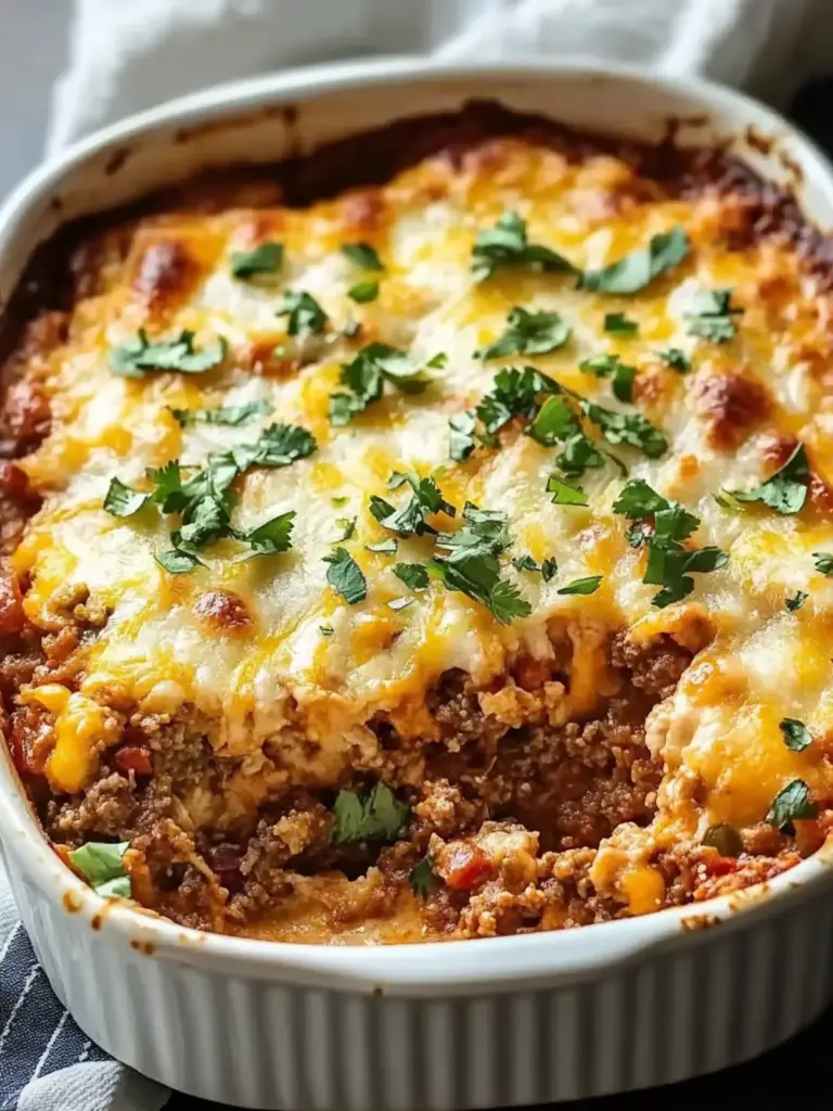 Cheesy Low-Carb Taco Bake
