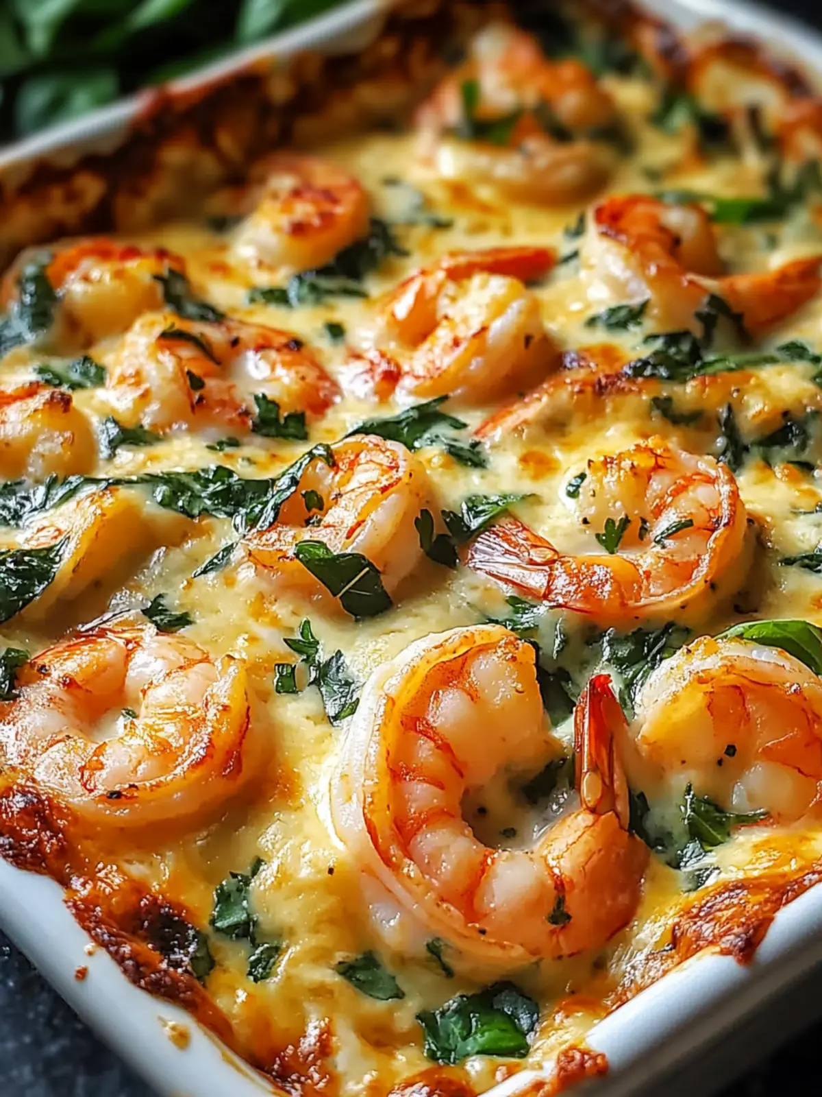 Low-Carb Shrimp Tuscan Bake – Creamy Keto Seafood Dinner