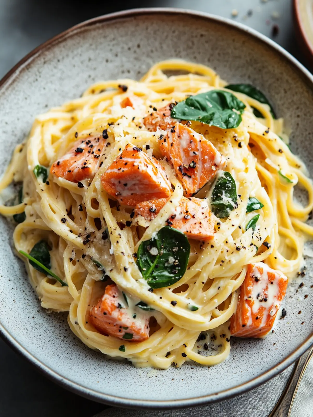 Smoked Salmon Carbonara