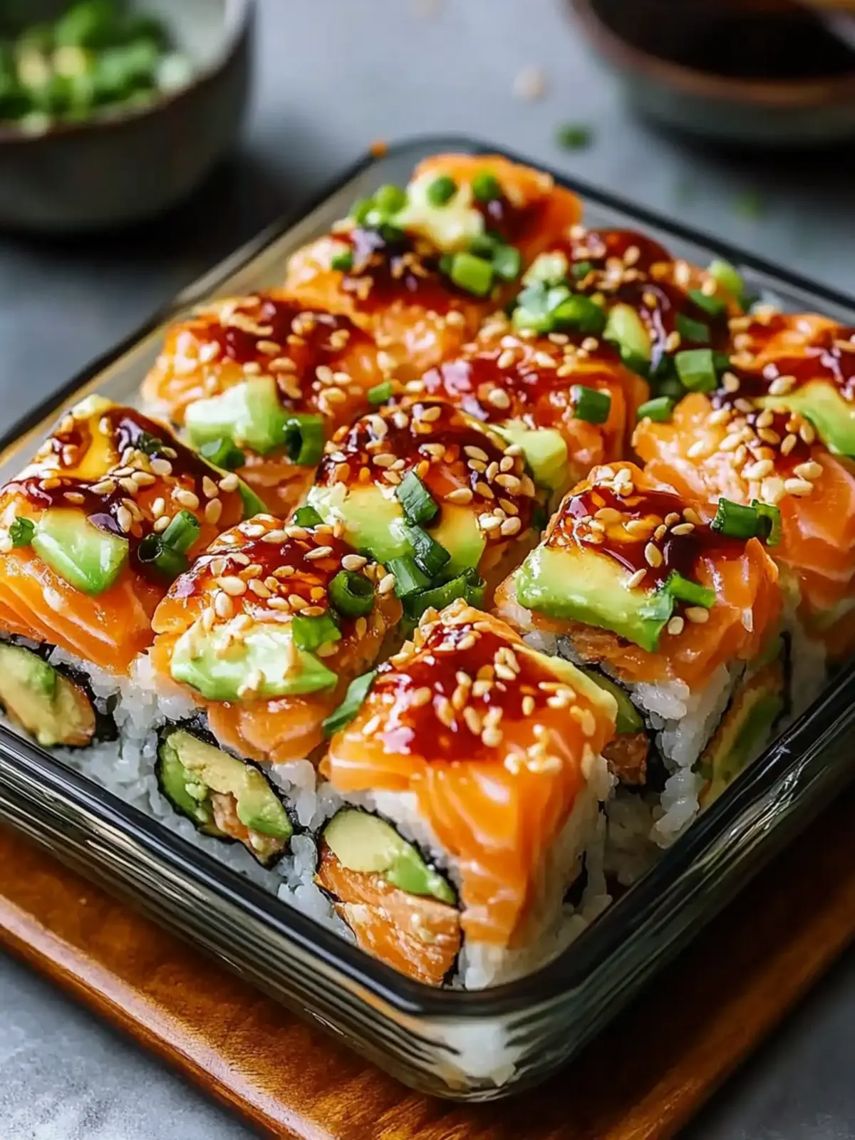 Spicy Salmon Sushi Bake: Cozy Comfort for Your Next Dinner Party 4 Spicy Salmon Sushi Bake
