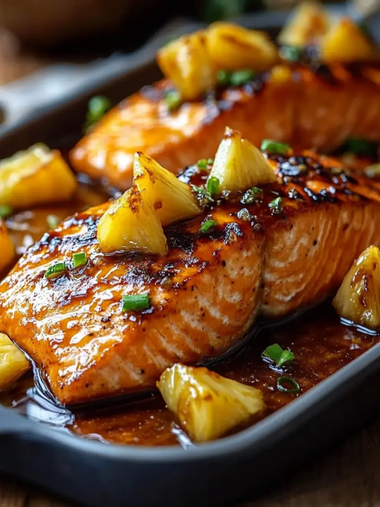 Pineapple Glazed Salmon