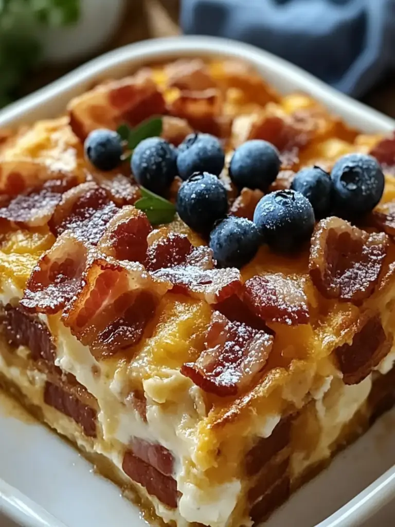 Easy Maple Bacon Breakfast Casserole