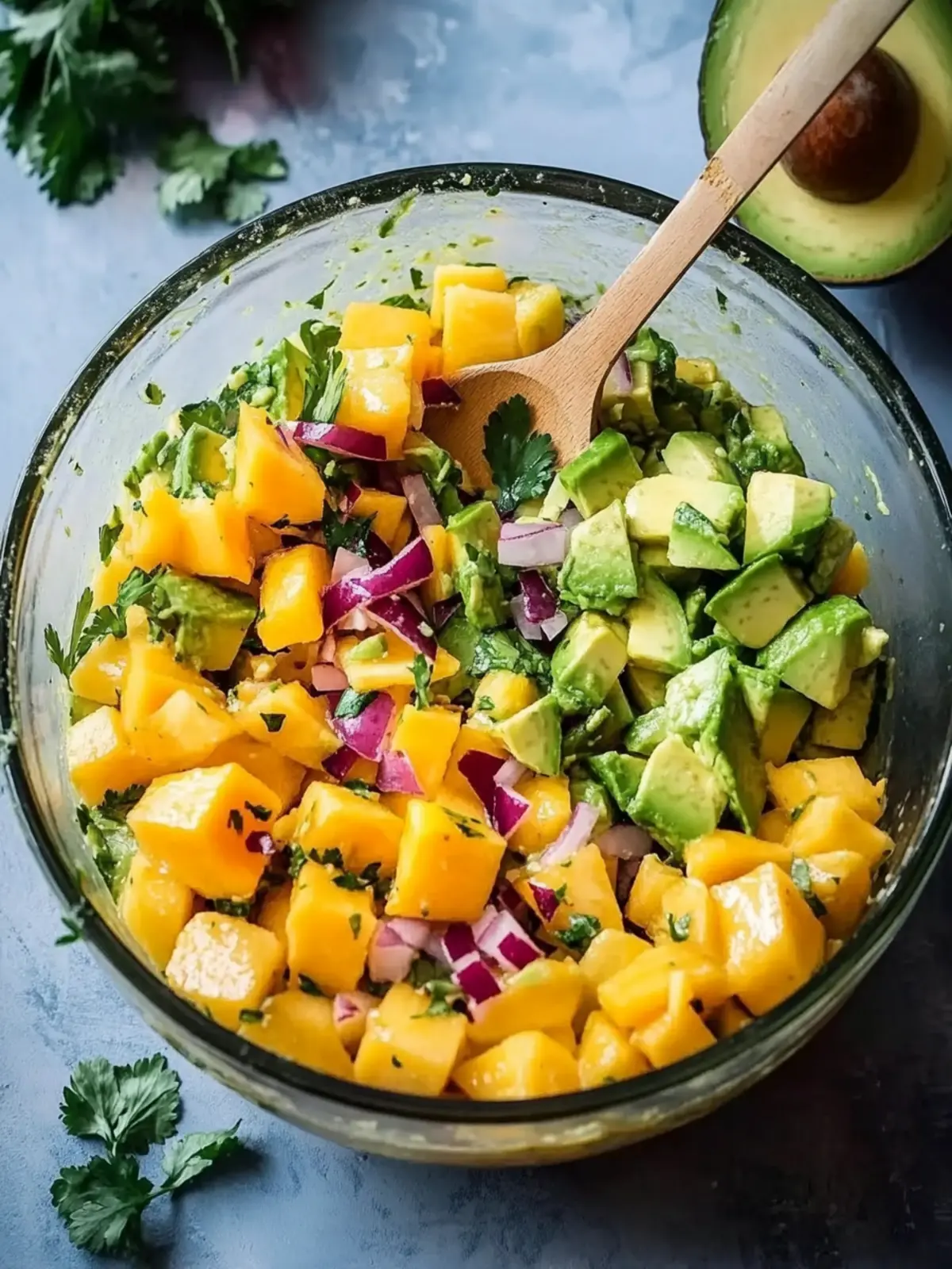 Fresh Mango Salad with Avocado Recipe