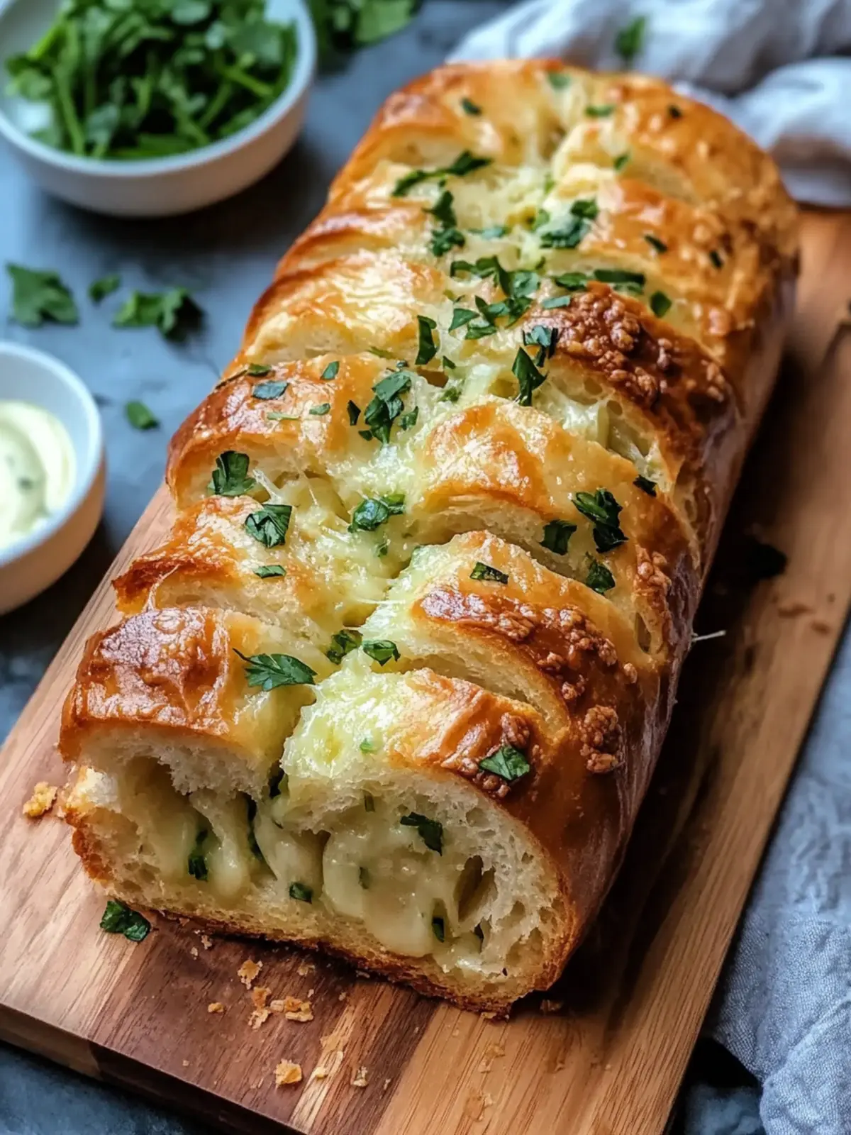 Sourdough Discard Pull-Apart Garlic Bread for Cozy Gatherings 4 Sourdough Discard Pull-Apart Garlic Bread