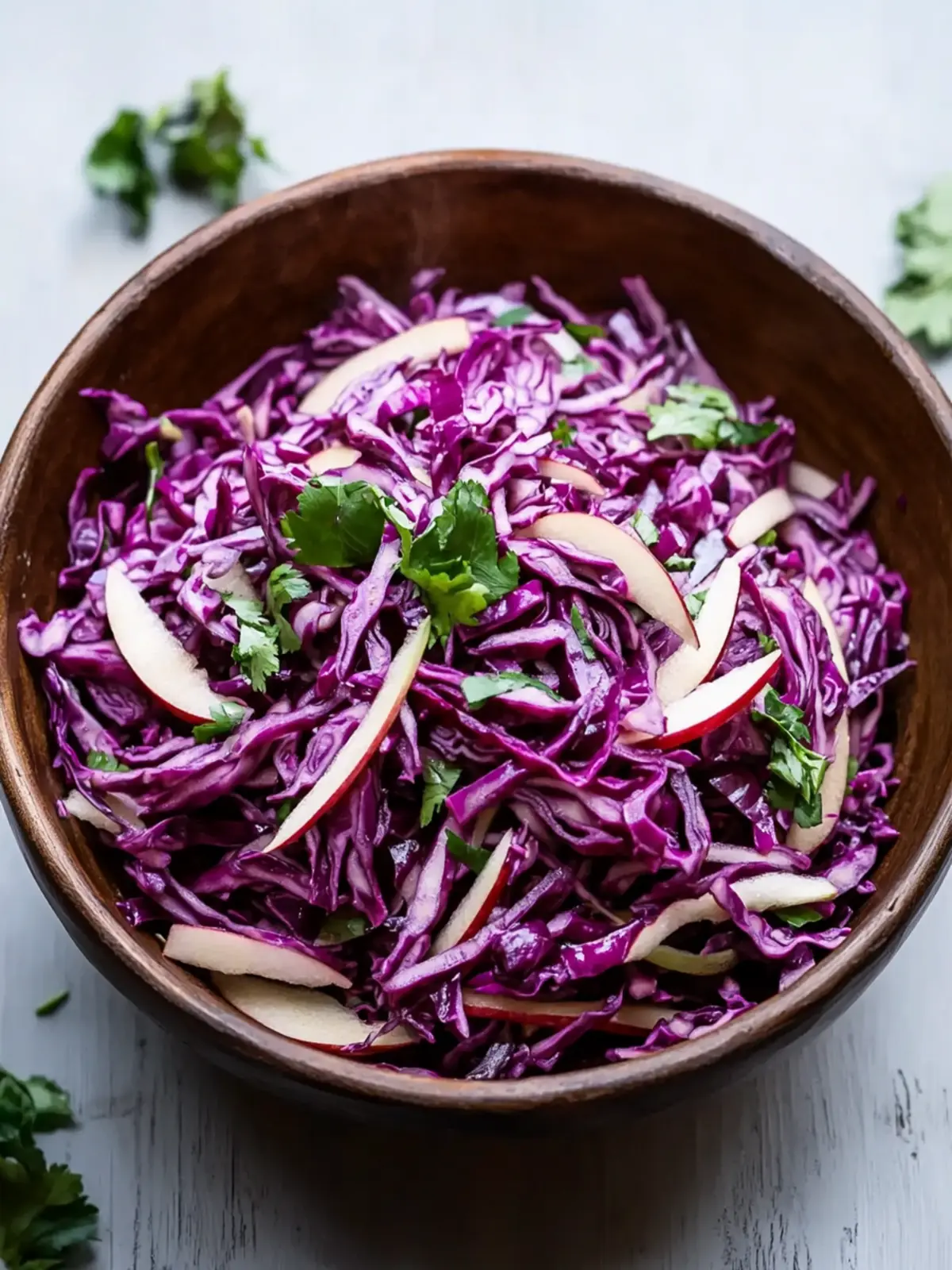 Red Cabbage and Apple Slaw Recipe