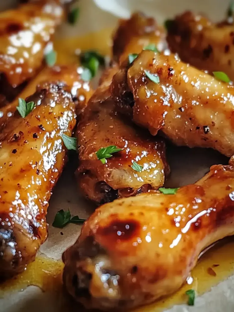 Crispy & Delicious Honey Mustard Chicken Wings