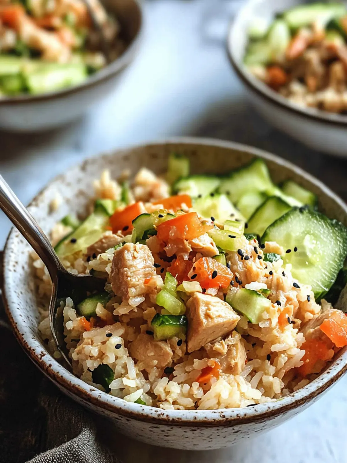 Spicy Tuna Rice Bowls