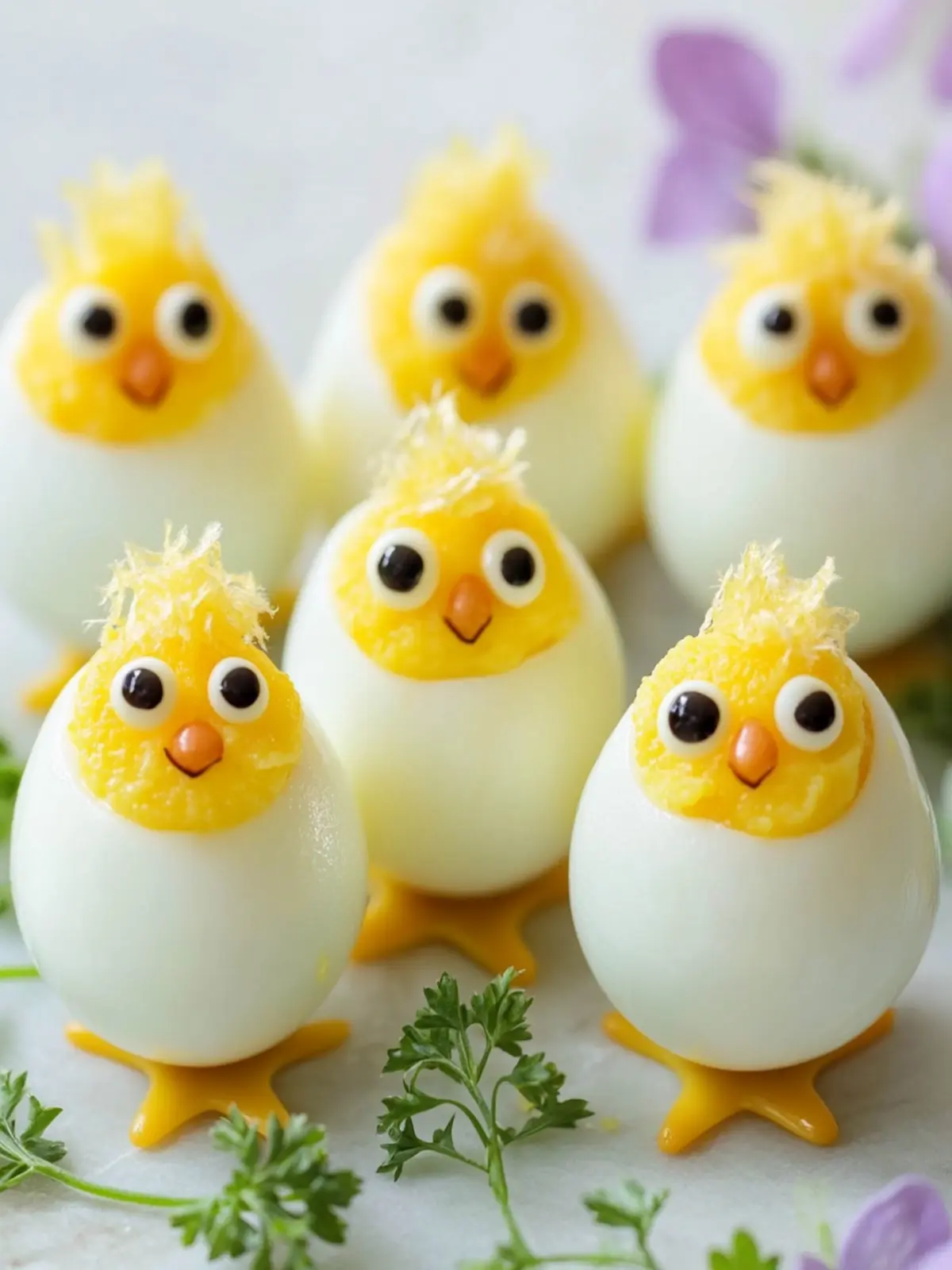Deviled Egg Chicks (Hatching Style)