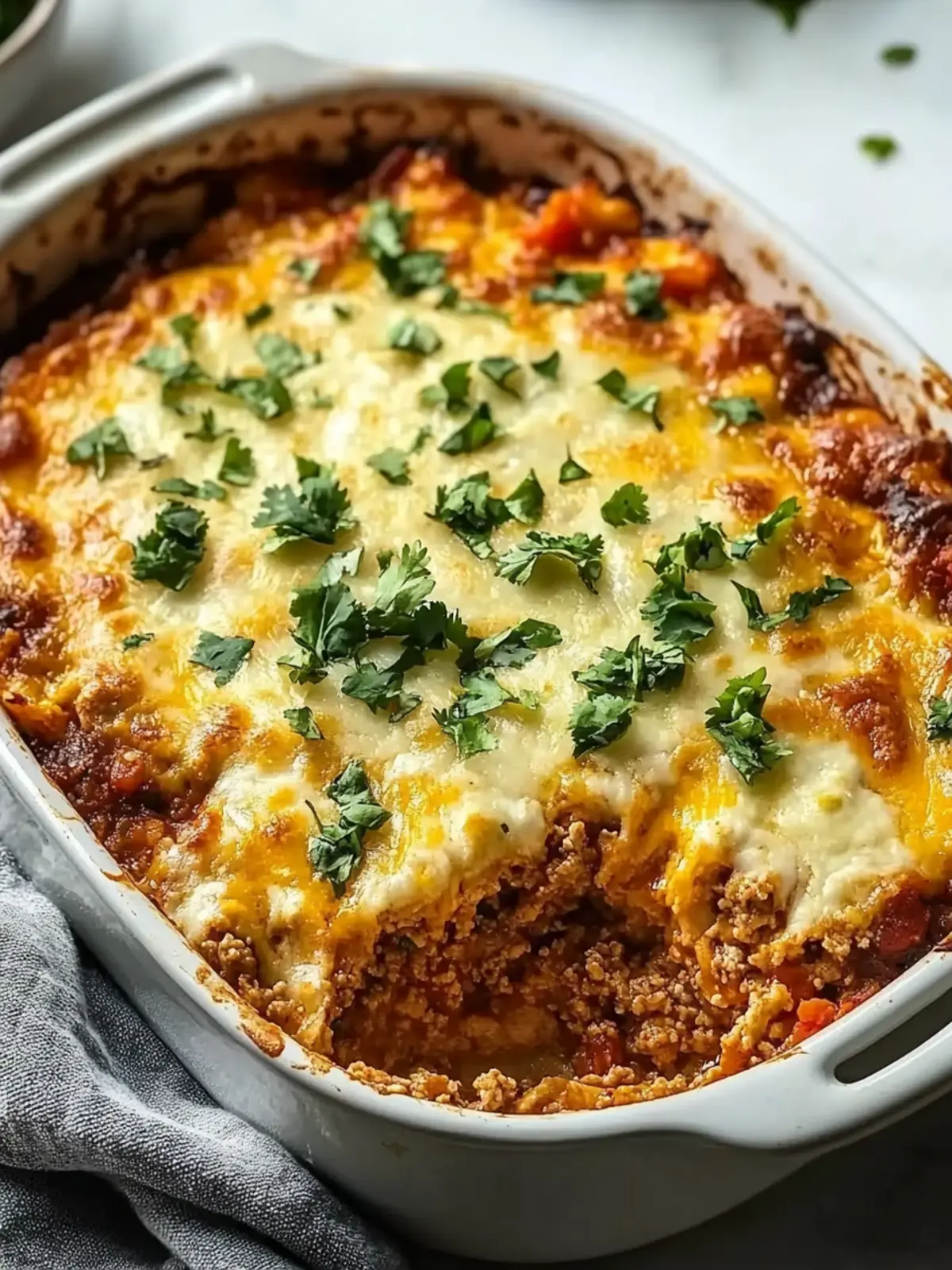 Irresistible Cheesy Low-Carb Taco Bake for Comfort Food Lovers 2 Cheesy Low-Carb Taco Bake