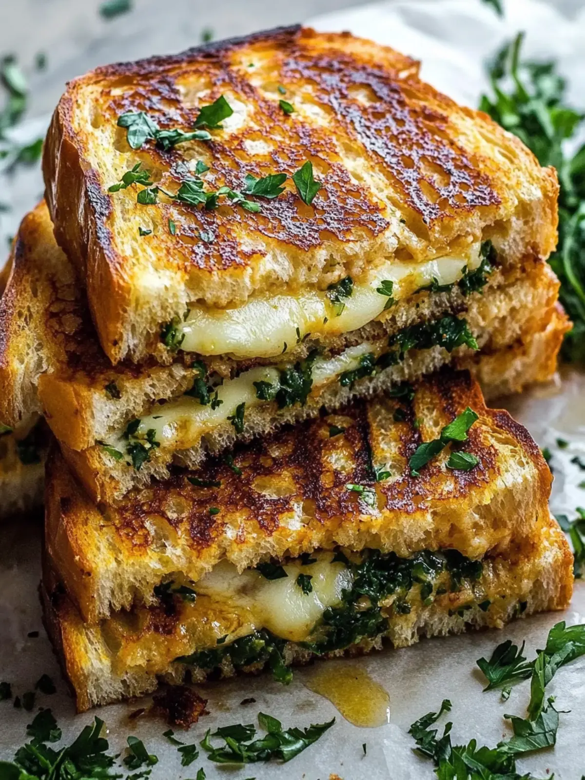 Bold & Buttery Cuban Garlic Bread Sandwiches