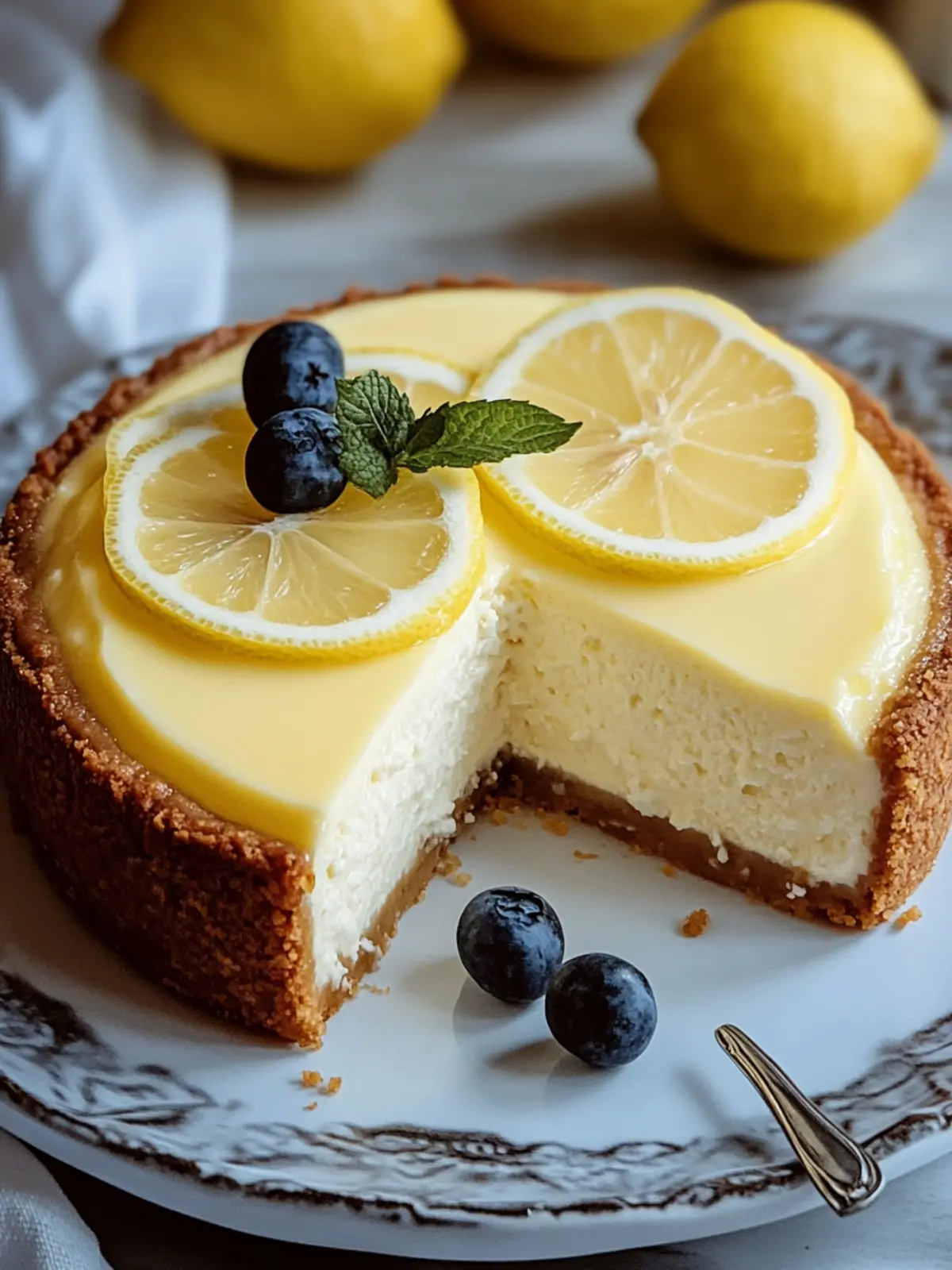 Keto Lemon Ricotta Cheesecake: Bright, Creamy, Low-Carb Bliss