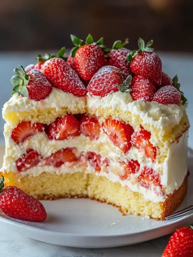 Strawberry Custard Cake Recipe (The Ultimate Guide)