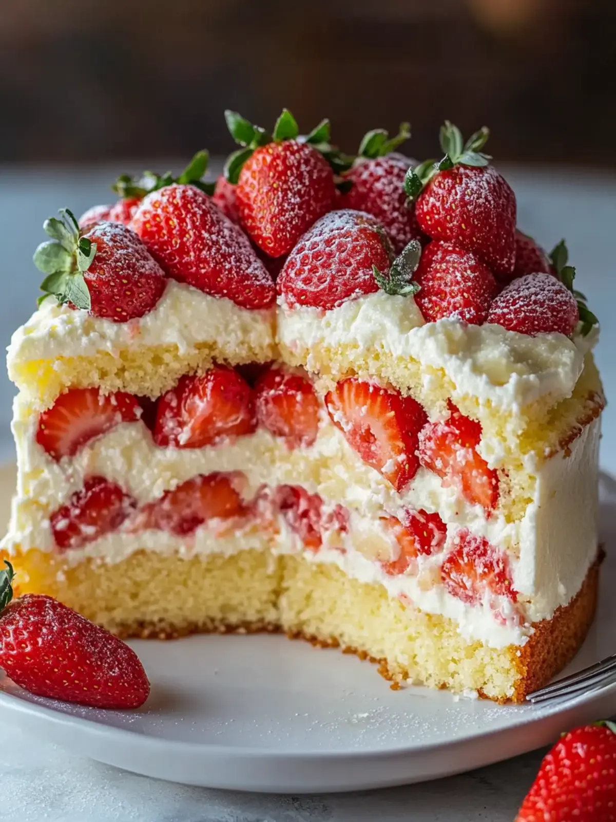 Strawberry Custard Cake Recipe (The Ultimate Guide)