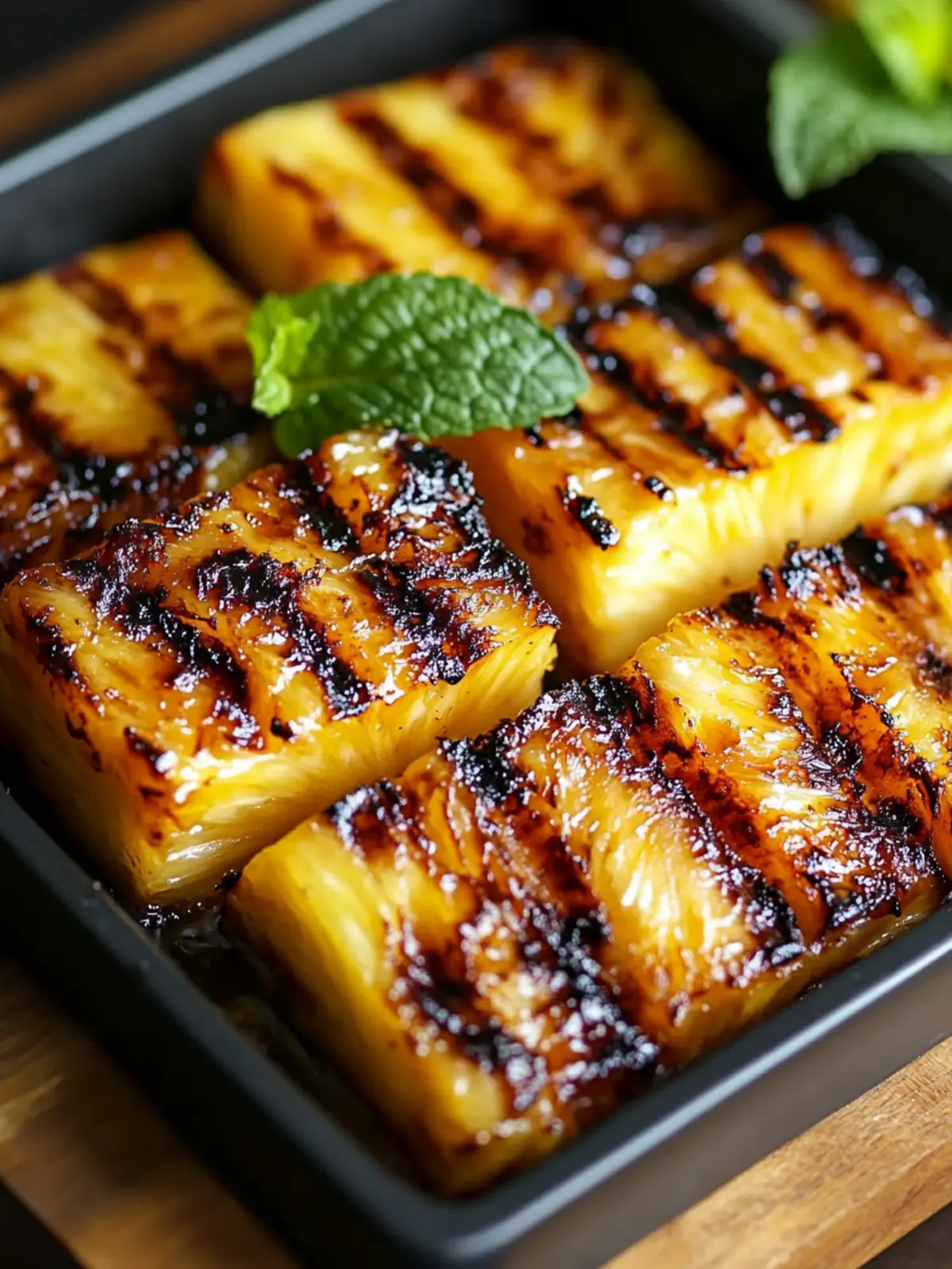 Brown Sugar Grilled Pineapple