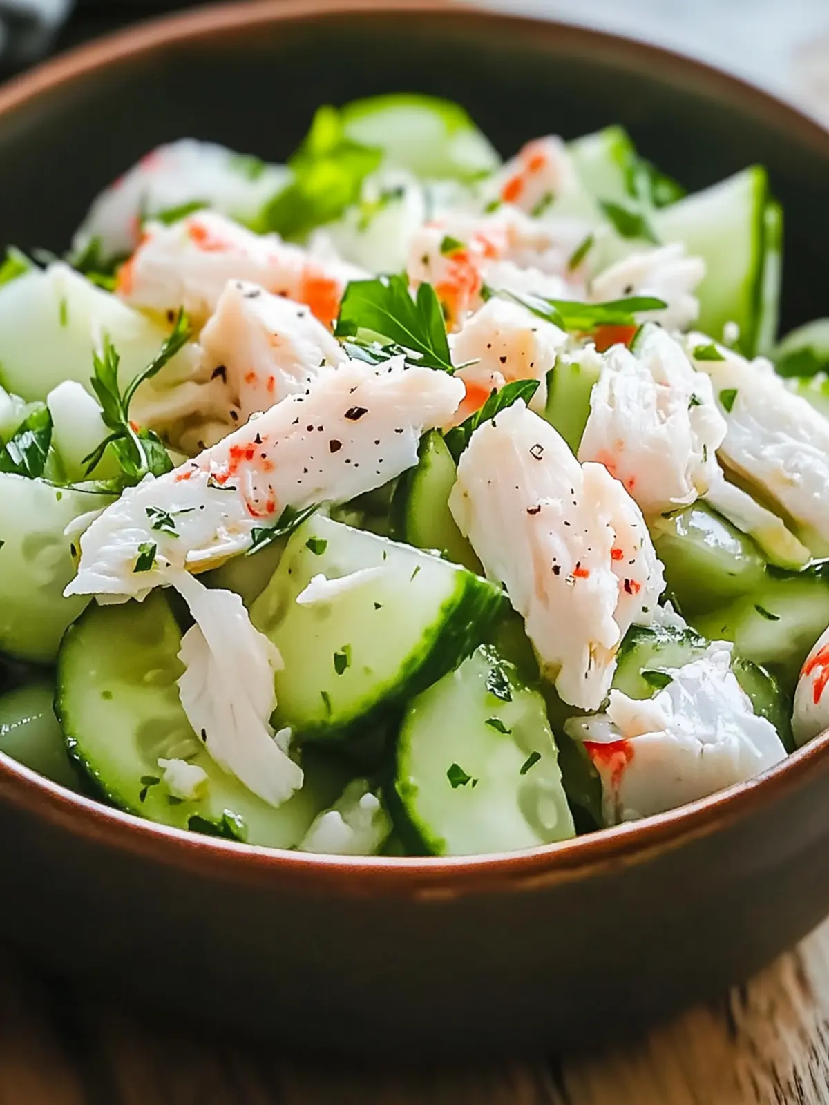 Cucumber Salad with Crab Meat: A Refreshing Summer Must-Try