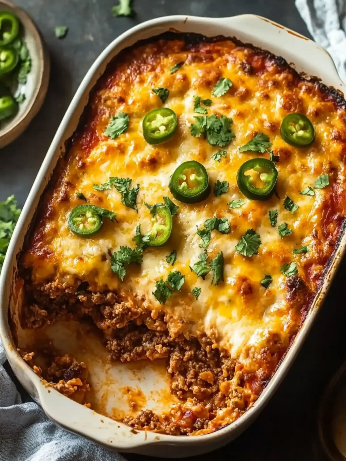 Irresistible Cheesy Low-Carb Taco Bake for Comfort Food Lovers 3 Cheesy Low-Carb Taco Bake
