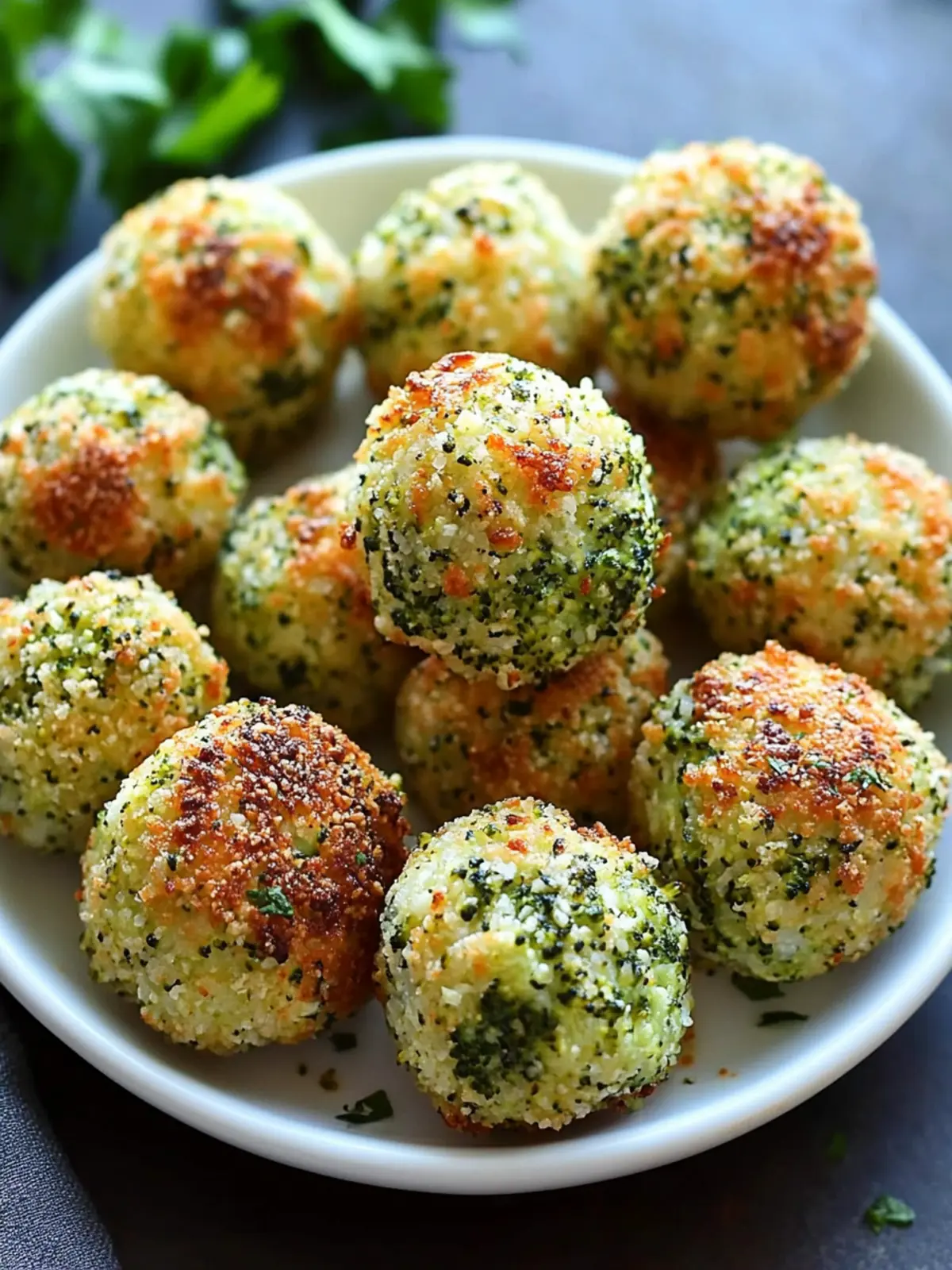 Crispy Baked Broccoli Cheese Balls Everyone Will Love 2 Crispy Baked Broccoli Cheese Balls