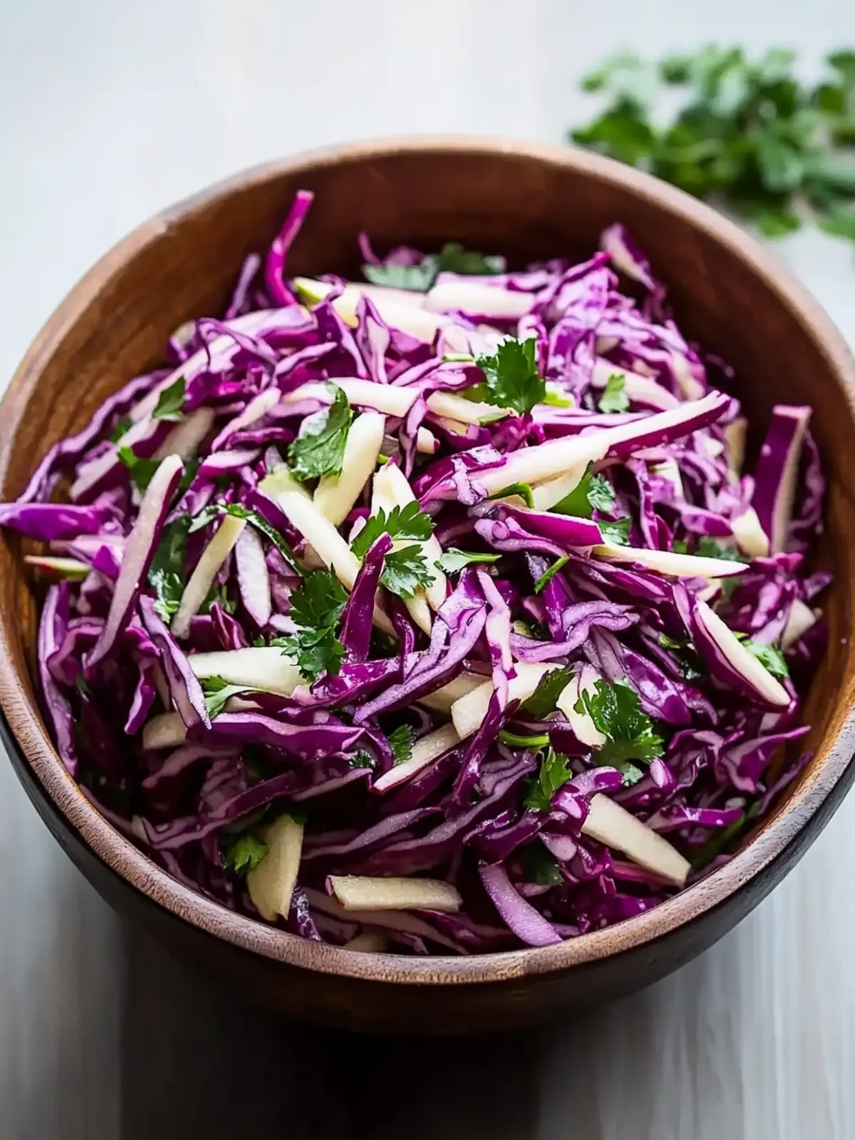 Red Cabbage and Apple Slaw Recipe