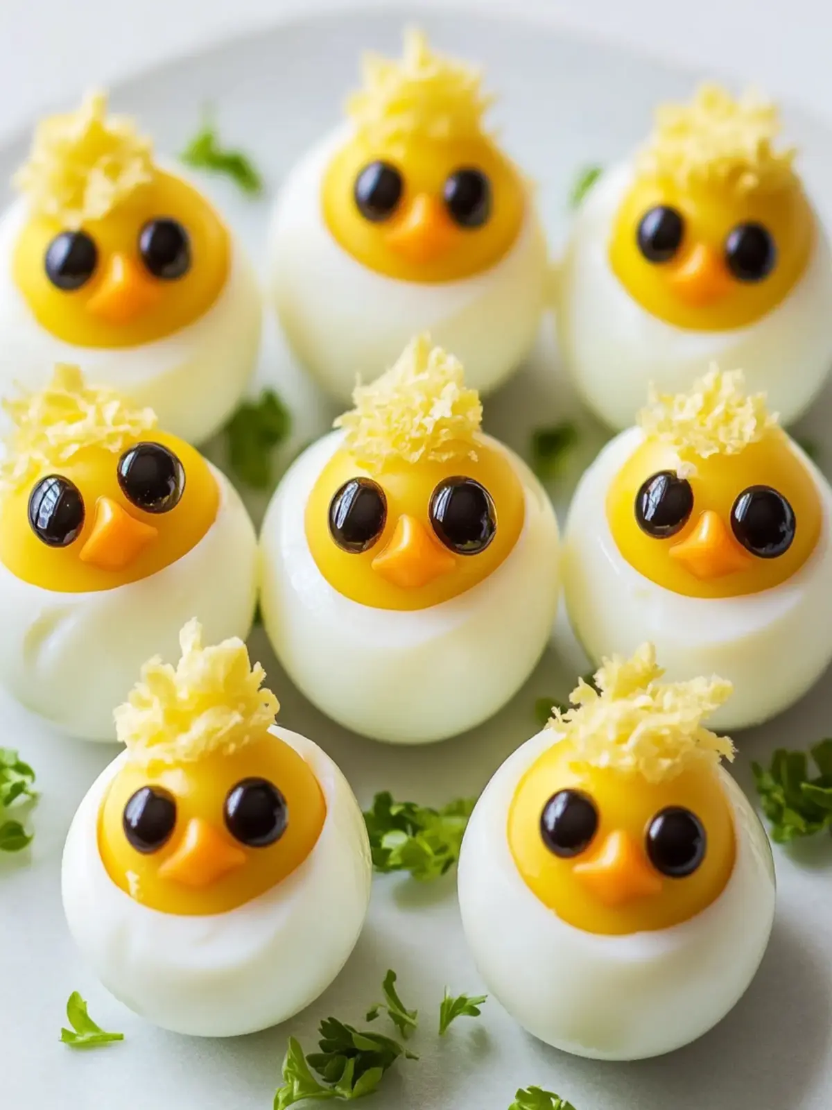 Deviled Egg Chicks (Hatching Style)